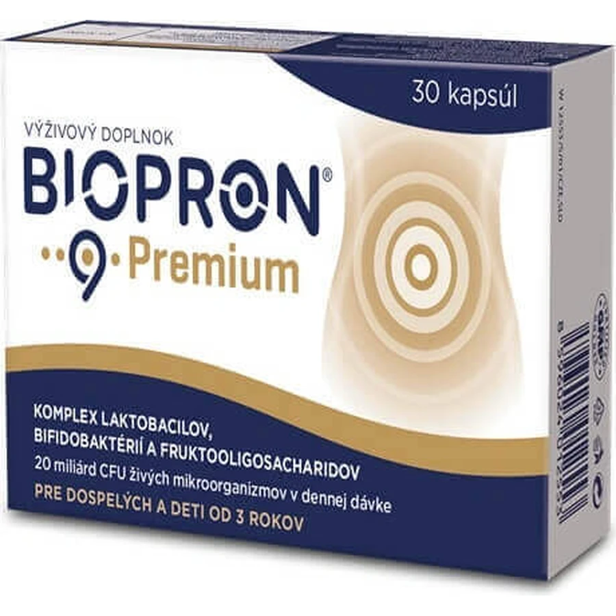 Комплекс пробиотиков 9 Премиум Biopron 9 Premium капсулы, №30: цены и характеристики