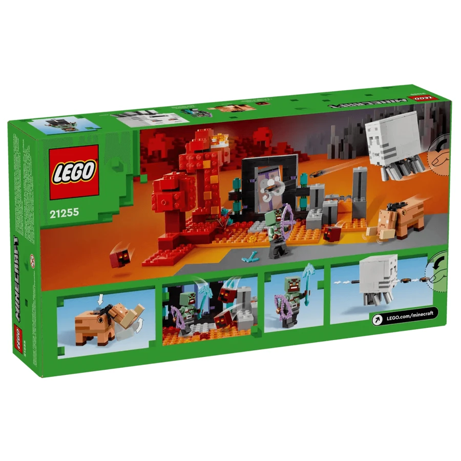 Nether Portal Ambush, 8+ лет, 21255, Lego Minecraft: цены и характеристики