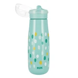 NUK Mini-Me FLip, пляшечка для пиття 2-в-1 з мундштуком, бірюзова, від 12 місяців, 450 мл