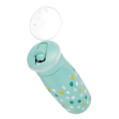 NUK Mini-Me FLip, пляшечка для пиття 2-в-1 з мундштуком, бірюзова, від 12 місяців, 450 мл: ціни та характеристики