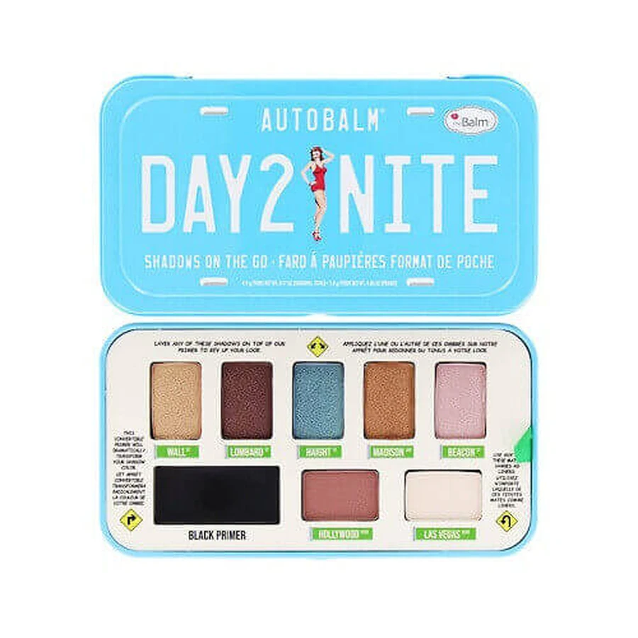 Палитра теней для век, The Balm, Autobalm, Day 2 Nite, 8 цветов: цены и характеристики