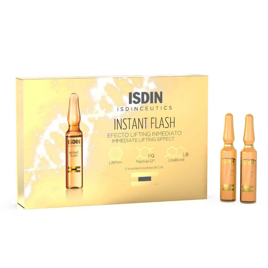 Сироватка для миттєвого ліфтингу обличчя Isdin, 5 флаконів, 5 флаконів: ціни та характеристики