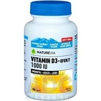 NATUREVIA VITAMIN D3 EFFECT 1000 I.U. 1×90 шт, пищевая добавка: цены и характеристики