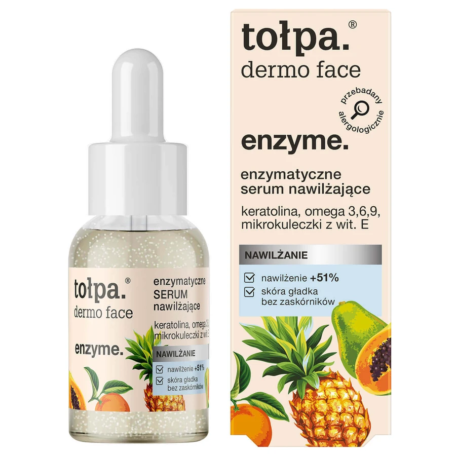Topa Dermo Face Enzyme, ферментна зволожуюча сироватка, 30 мл: ціни та характеристики