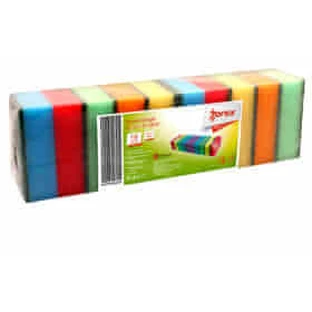 Губки для посуду Zorex кольорові, 10 шт