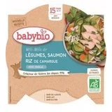 Овощи Babybio меню с лососем и рисом 260 г