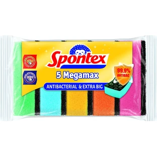 Губки для посуду Spontex Megamax 5 шт