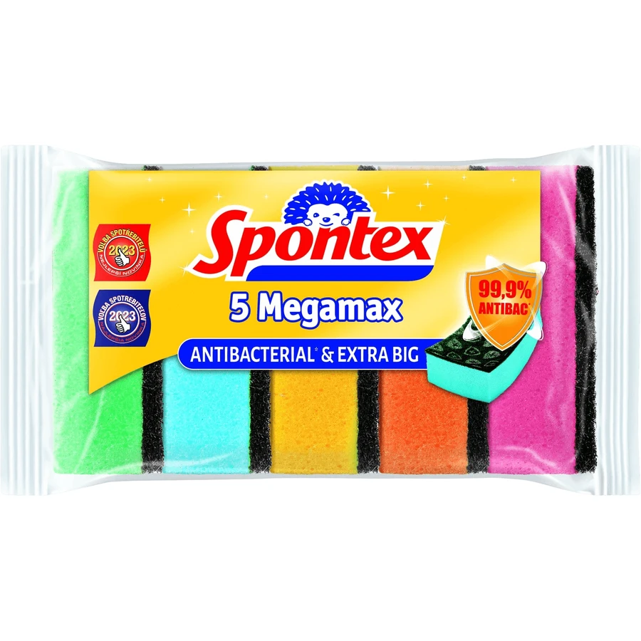 Губки для посуду Spontex Megamax 5 шт: ціни та характеристики