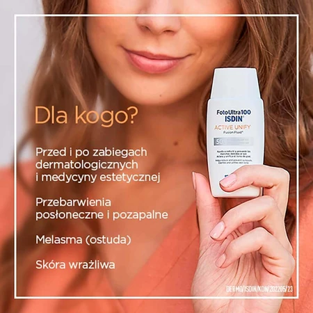Isdin Fotoultra 100 Active Unify, флюїд для корекції плям, SPF 50+, 50 мл: ціни та характеристики