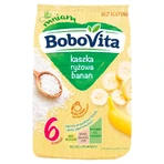 BoboVita Рисова каша, банан, безмолочна, безглютенова, з 6 місяців, 180 г: ціни та характеристики