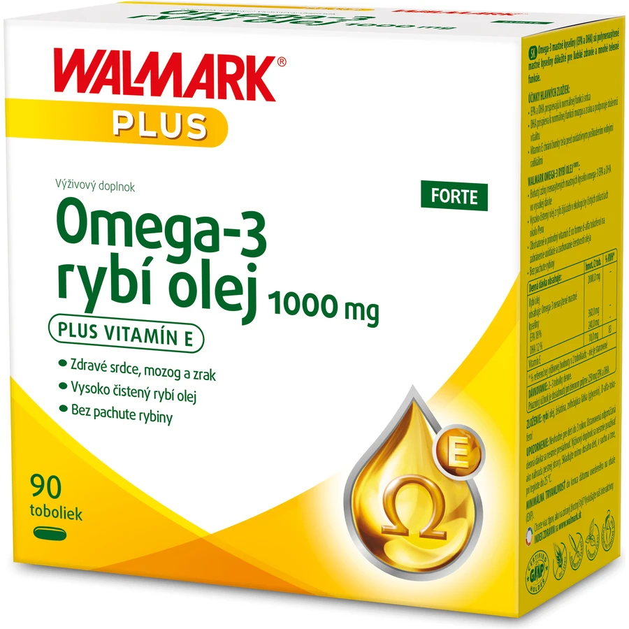 Walmark Omega - 3 FORTE рыбий жир 1000 мг 90 капсул: цены и характеристики