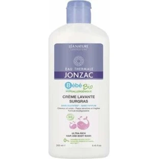 JONZAC Bébé Organic дитяче мило для волосся та тіла 1×250 мл, гель для дитячого миття