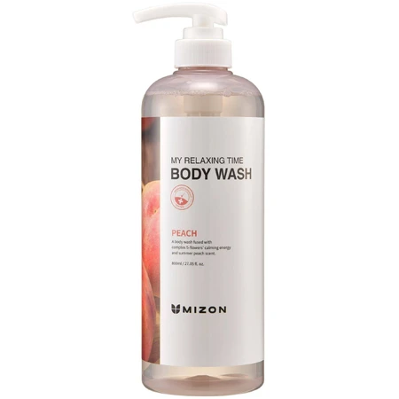 Mizon My Relaxing Time Body Wash персиковый гель для душа 800 мл: цены и характеристики