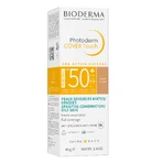 Bioderma Photoderm Cover Touch Mineral, непрозорий мінеральний флюїд, темний, SPF 50+, 40 г: ціни та характеристики
