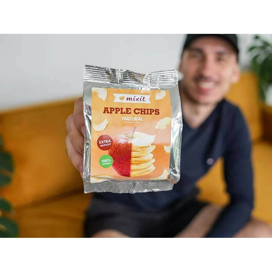 Mixit Яблочные чипсы натуральные в пакете 35 г: цены и характеристики