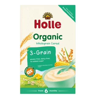 Суміш з 3 органічних злаків, +6 місяців, 250 г, Holle Baby Food