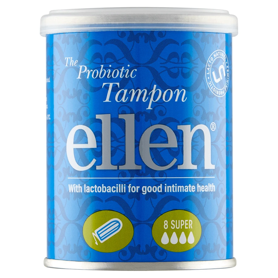 Ellen, пробіотичні тампони, супер, 8 штук: ціни та характеристики