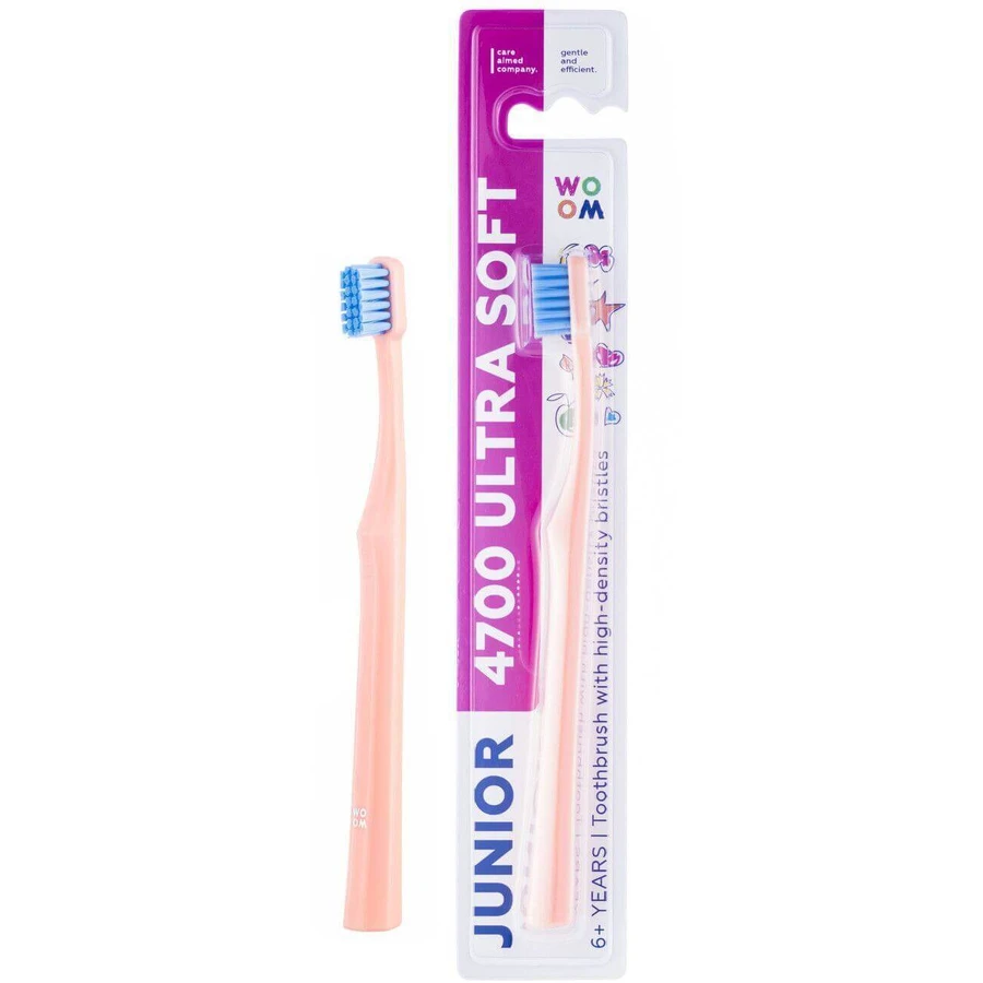 Ультрамягкая зубная щетка Woom Junior 4700: цены и характеристики