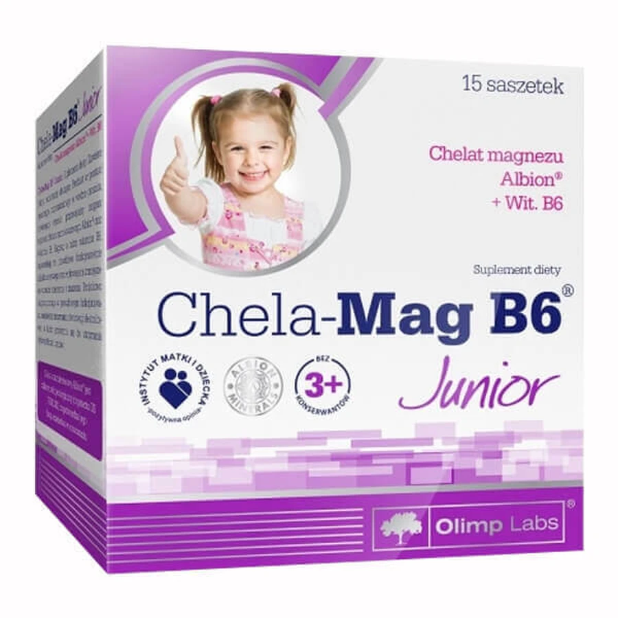 Chela-Mag B6 Junior, Хела-Маг B6 для дітей віком від 3 років, 5 г x 15 пакетиків: ціни та характеристики