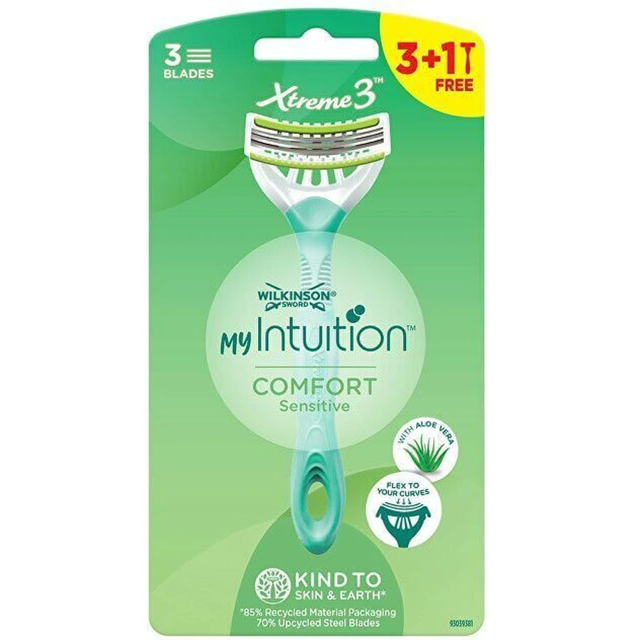 Чутливі бритви Wilkinson Sword MY Intuition Comfort 4 шт.: ціни та характеристики