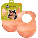 Нагрудник Tommee Tippee, 6м+, зелений або помаранчевий