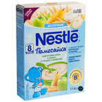 Детская каша Nestle Помогайка 3 злака с грушей и яблоком йогуртная с 8 месяцев, 200 г: цены и характеристики