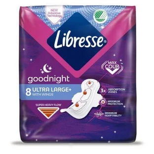 Вбираючі подушечки Goodnight, 8 штук, Libresse