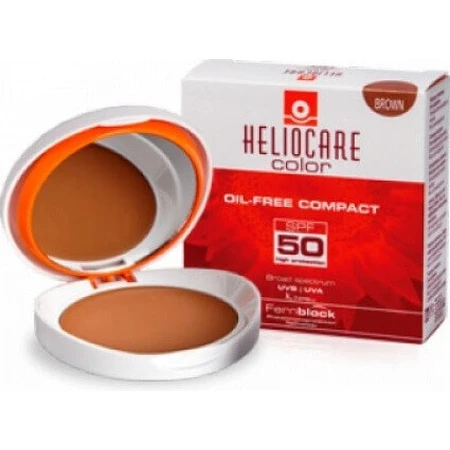 HELIOCARE SPF50 COLOR MAKE-UP BROWN 1×10 г, компактний макіяж: ціни та характеристики