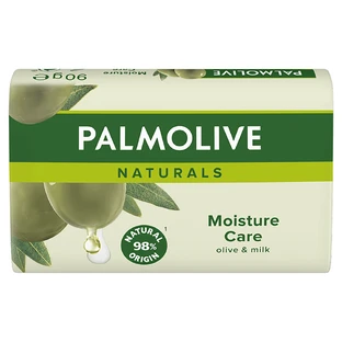 Palmolive, Оливковое и молочное, брусковое мыло, 90 г