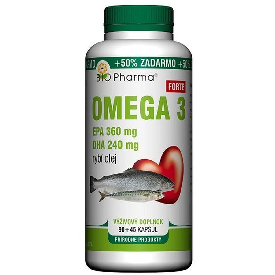 Bio Pharma Omega 3 Forte 1200 мг 135 капсул: цены и характеристики