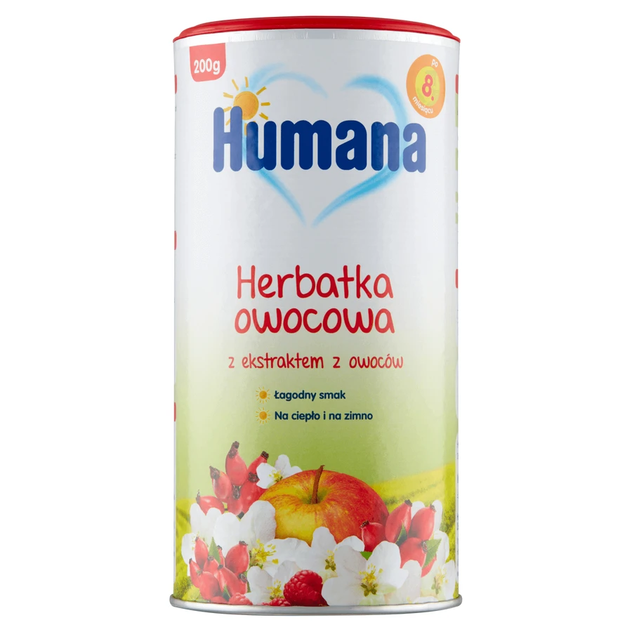 Фруктовий чай Humana, гранульований, після 8 місяців, 200 г: ціни та характеристики