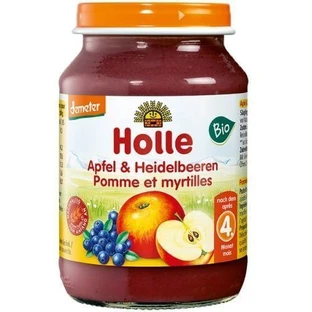 Holle органічний дитячий снек Яблуко та чорна смородина 190 г