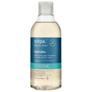 Topa Dermo Face, Hydrativ, міцелярна пінка для вмивання обличчя та очей, зволожуюча, 400 мл