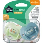 Силіконова пустушка Tommee Tippee CTN AnyTime, 6-18м, різнокольорова 2 шт.: ціни та характеристики