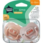 Силіконова пустушка Tommee Tippee CTN AnyTime, 6-18м, різнокольорова 2 шт.: ціни та характеристики