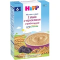 Детская каша HiPP 5 злаков с черносливом с пребиотиками молочная с 6 месяцев, 250 г