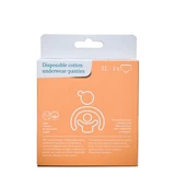 Одноразовые хлопковые трусы, размер XL, 3 шт, Apfia Care