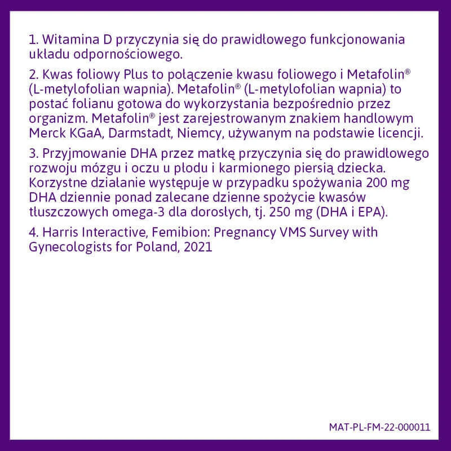 Фемібіон 2 Вагітність, 28 таблеток + 28 капсул: ціни та характеристики