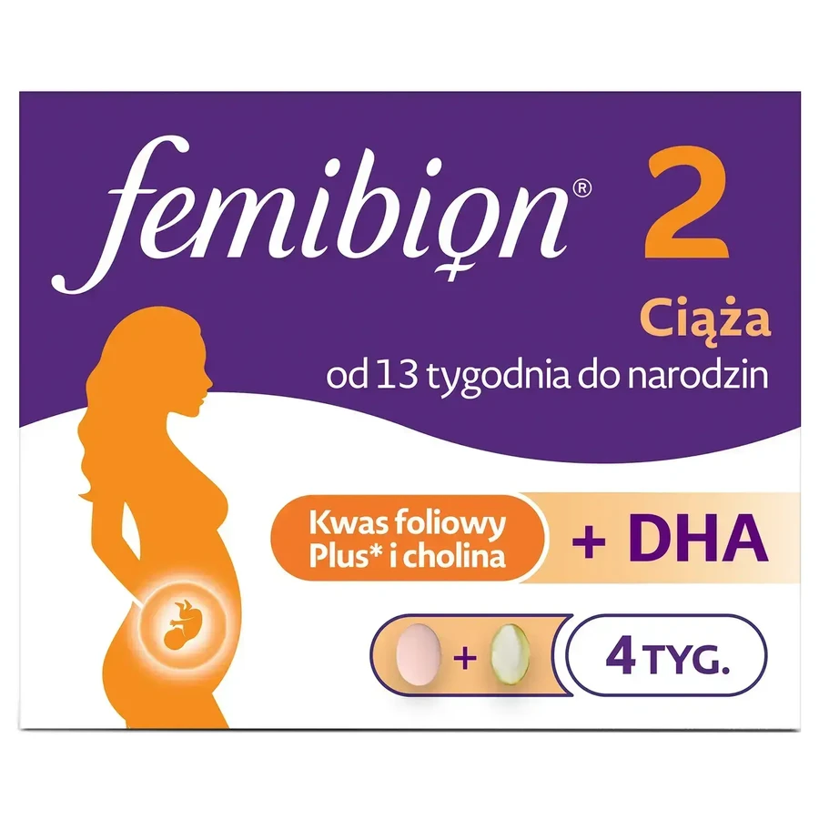 Фемібіон 2 Вагітність, 28 таблеток + 28 капсул: ціни та характеристики