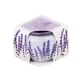 Emocio Glass Decor 70×62 мм Французька лаванда, ароматична свічка 1×1 шт, ароматична свічка
