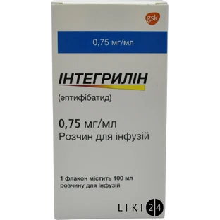 Интегрилин р-р инф. 0,75 мг/мл фл. 100 мл