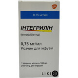 Интегрилин р-р инф. 0,75 мг/мл фл. 100 мл