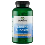Swanson Choline & Inositol, холин и инозитол, 250 капсул