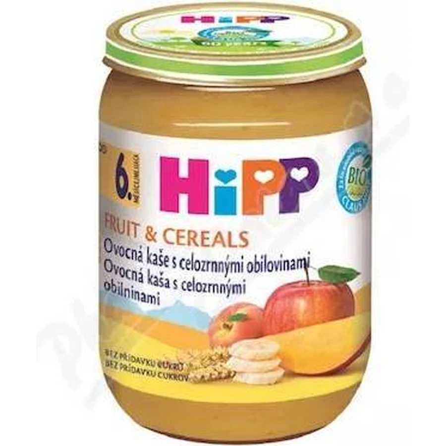 HIPP BIO Фруктовая каша с цельнозерновыми злаками 1×190 г, стартер, 6м+: цены и характеристики