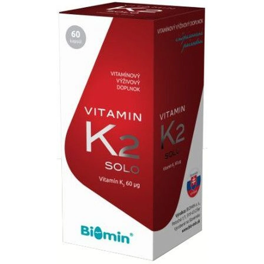 Biomin Вітамін К2 Соло 60 капсул: ціни та характеристики