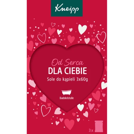 Набір Kneipp From the Heart for You, Сіль для ванн, 3 х 60 г: ціни та характеристики