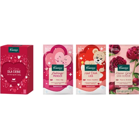 Набір Kneipp From the Heart for You, Сіль для ванн, 3 х 60 г: ціни та характеристики