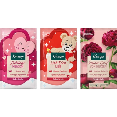 Набір Kneipp From the Heart for You, Сіль для ванн, 3 х 60 г: ціни та характеристики