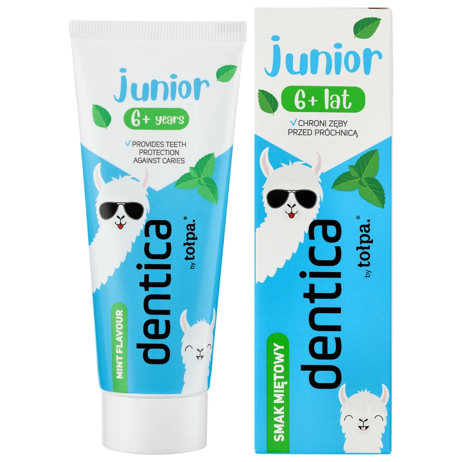 Dentica Junior, зубная паста для детей от 6 лет, со вкусом мифа, 50 мл: цены и характеристики