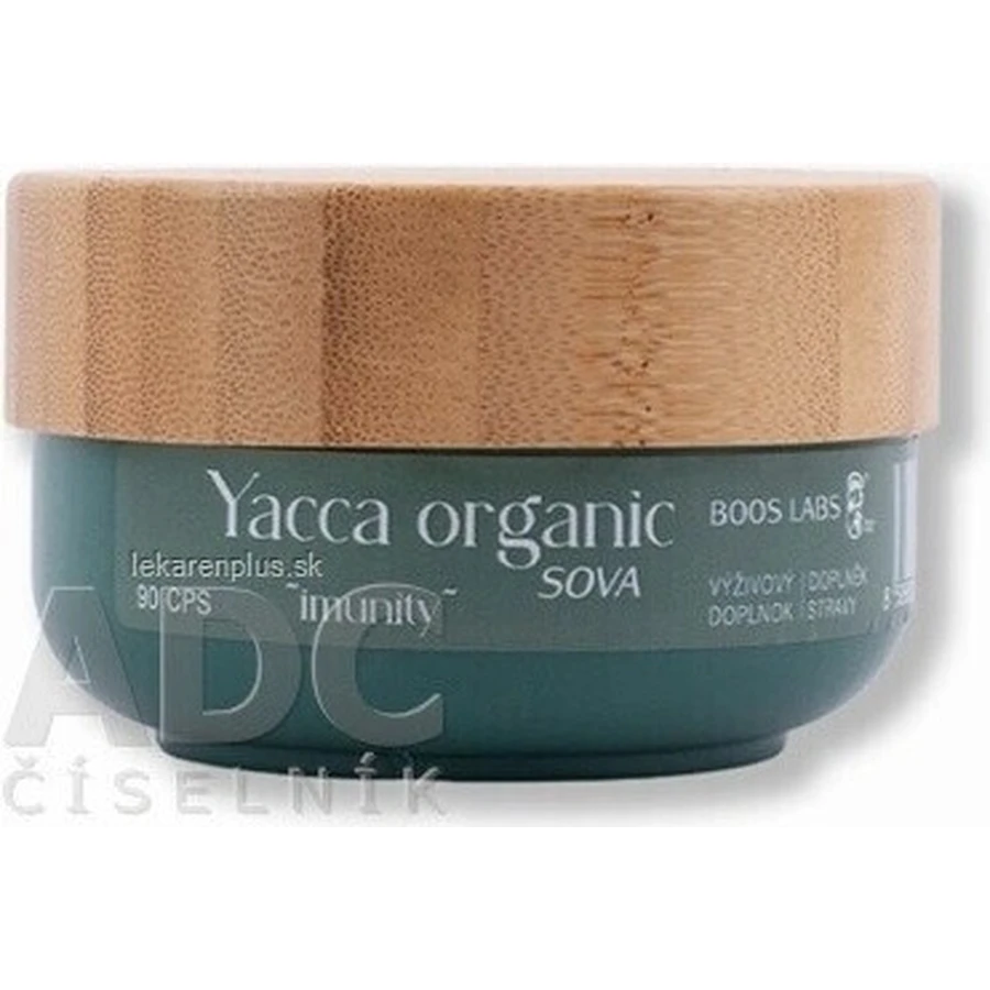 Yacca organic SOVA імунітет 1×90cps, харчова добавка: ціни та характеристики